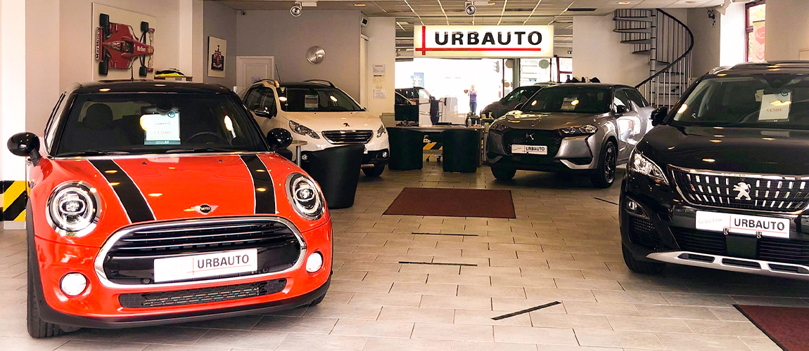 showroom URBAUTO MINI ORANGE